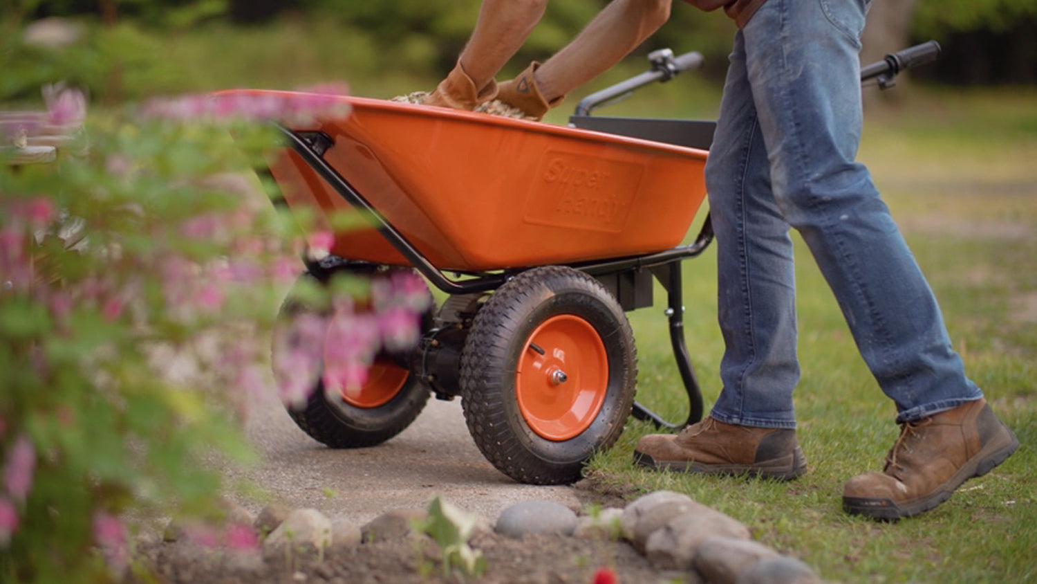 How a Gas Powered Wood Chipper Transforms Garden Debris
