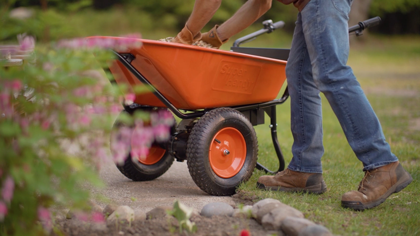 How a Gas Powered Wood Chipper Transforms Garden Debris