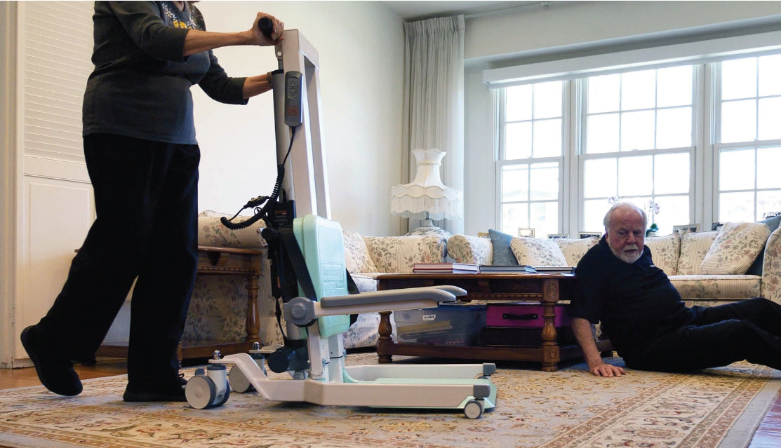 How to Use a Transfer Floor Lift Safely at Home