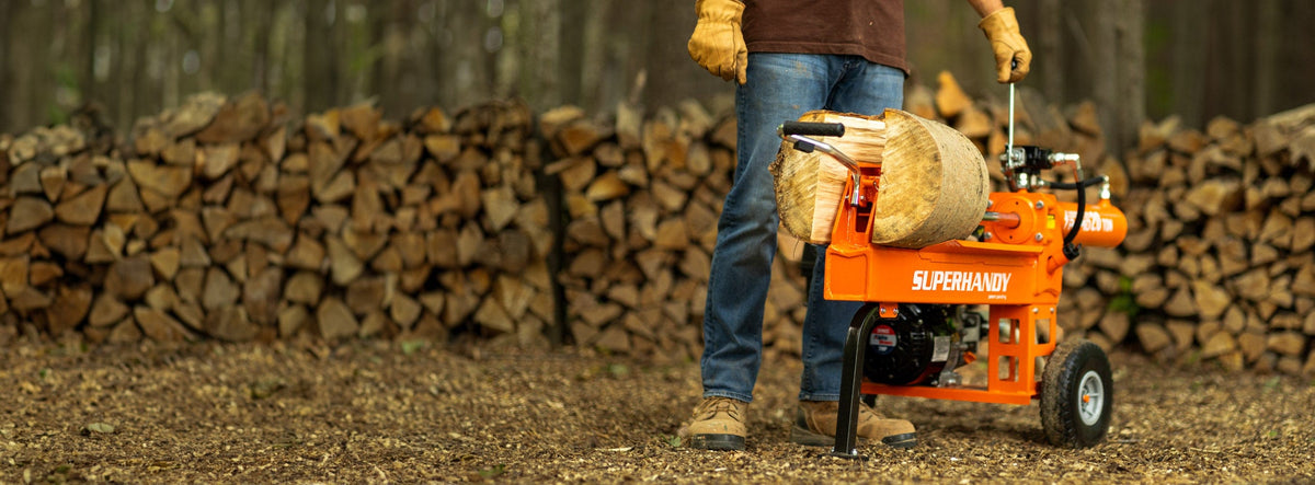 Safely Splitting Large Diameter Logs: Techniques for Your Gas-Powered Splitter