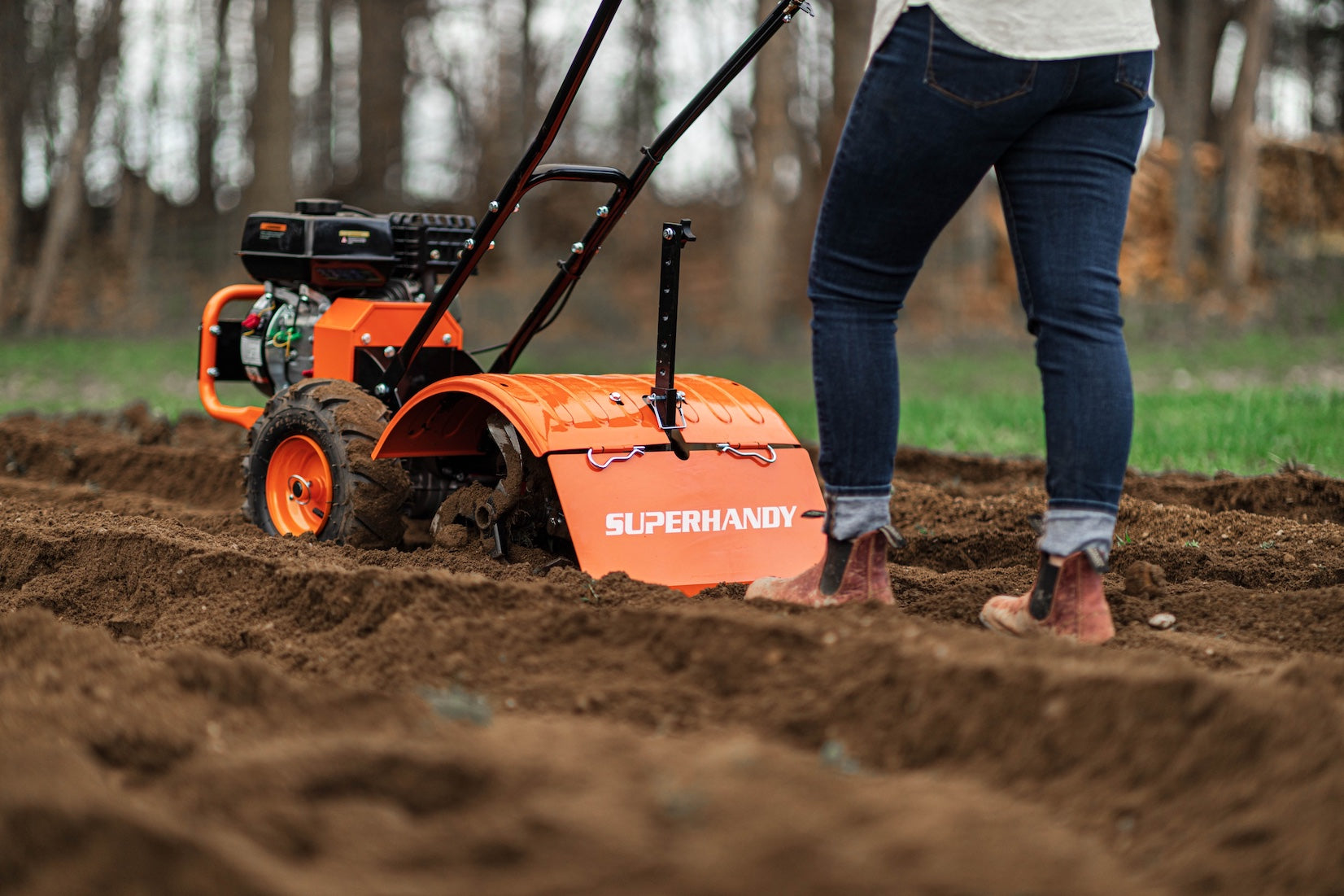 Rear Tine Tillers Explained - SuperHandy Garden Tillers