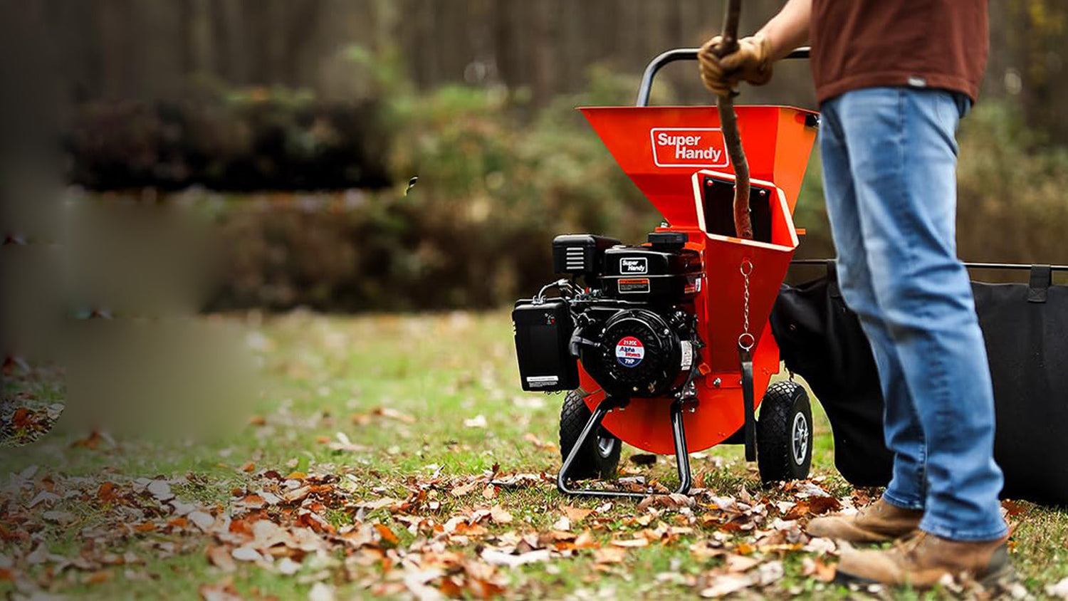 wood chipper gas powered