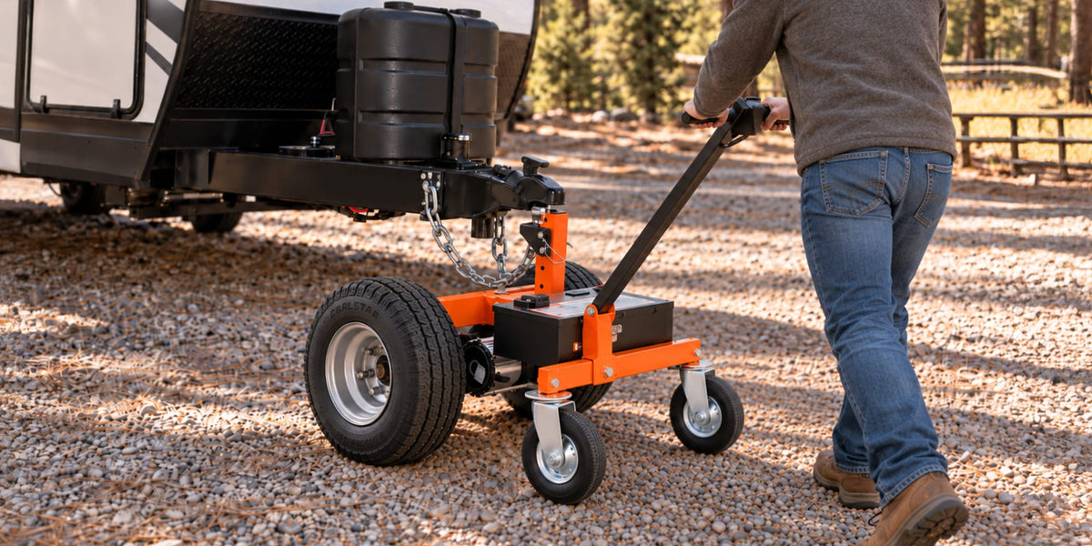 SuperHandy Electric Trailer Dolly - 24V 9Ah Battery, 5000 Lb Towing Capacity