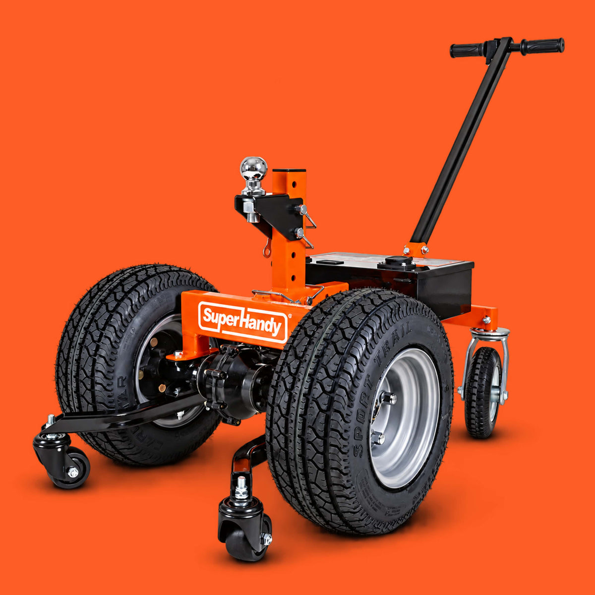 SuperHandy Electric Trailer Dolly - 24V 9Ah Battery, 5000 Lb Towing Capacity
Orange Background