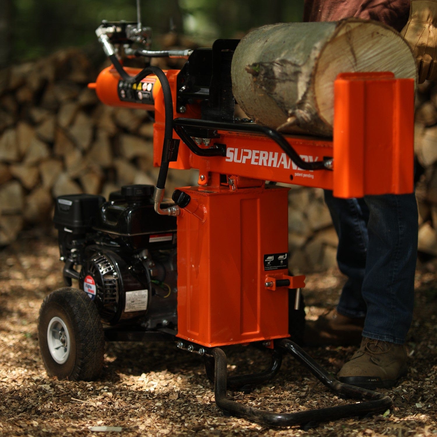 SuperHandy 25 Ton Gas Log Splitter - 7HP 209CC, 20" Max Log Length