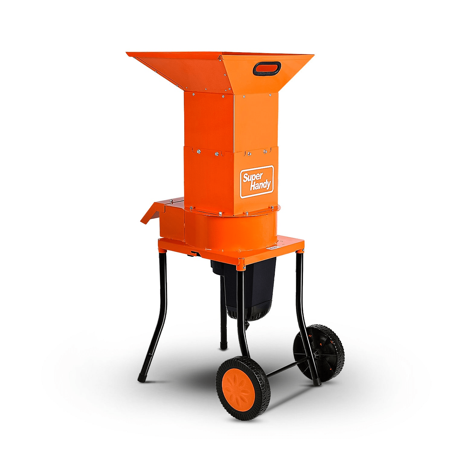 SuperHandy Electric Leaf Mulcher - 120V Corded, 11" Heavy Duty Blades, Steel Housing Body