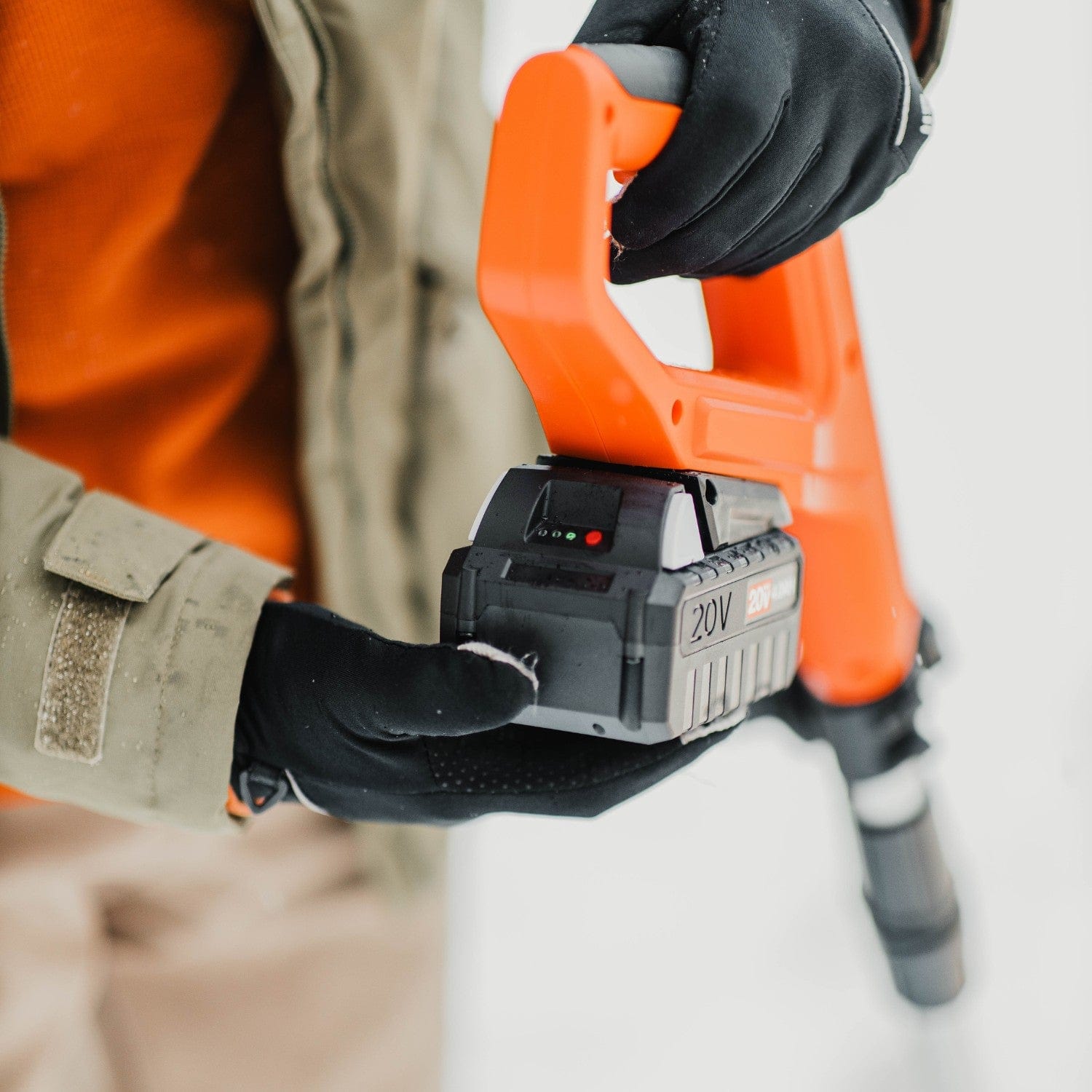 SuperHandy Electric Snow Thrower - 20V 4Ah Battery, 10" Clearing Width