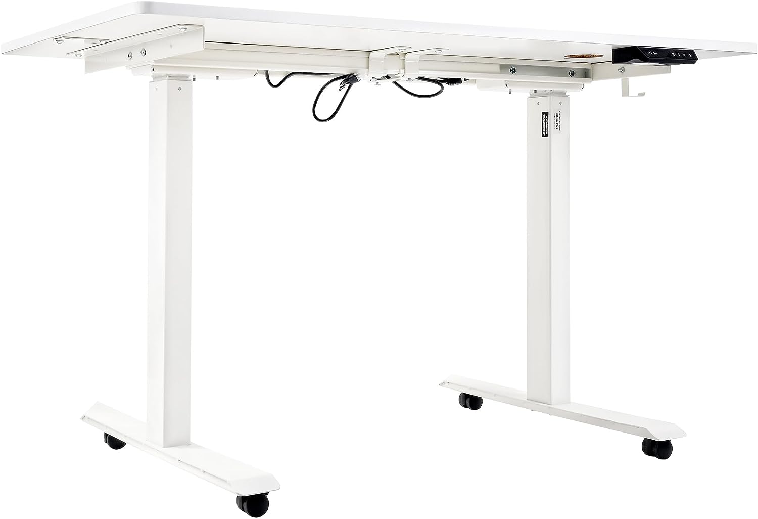 SuperHandy Electric Standing Desk - 48"x30" Pristine White