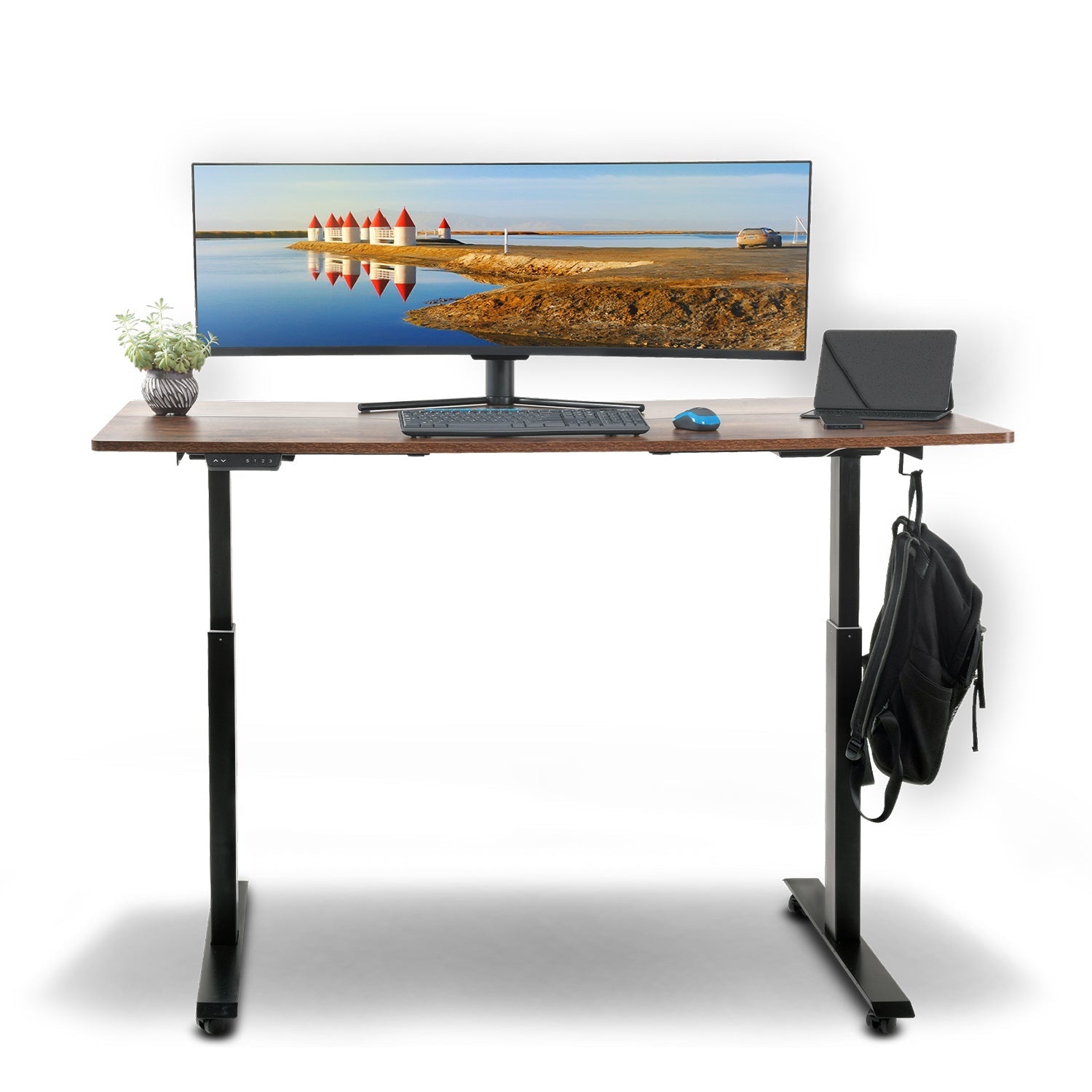 SuperHandy Electric Standing Desk - 63" Width x 30" Depth