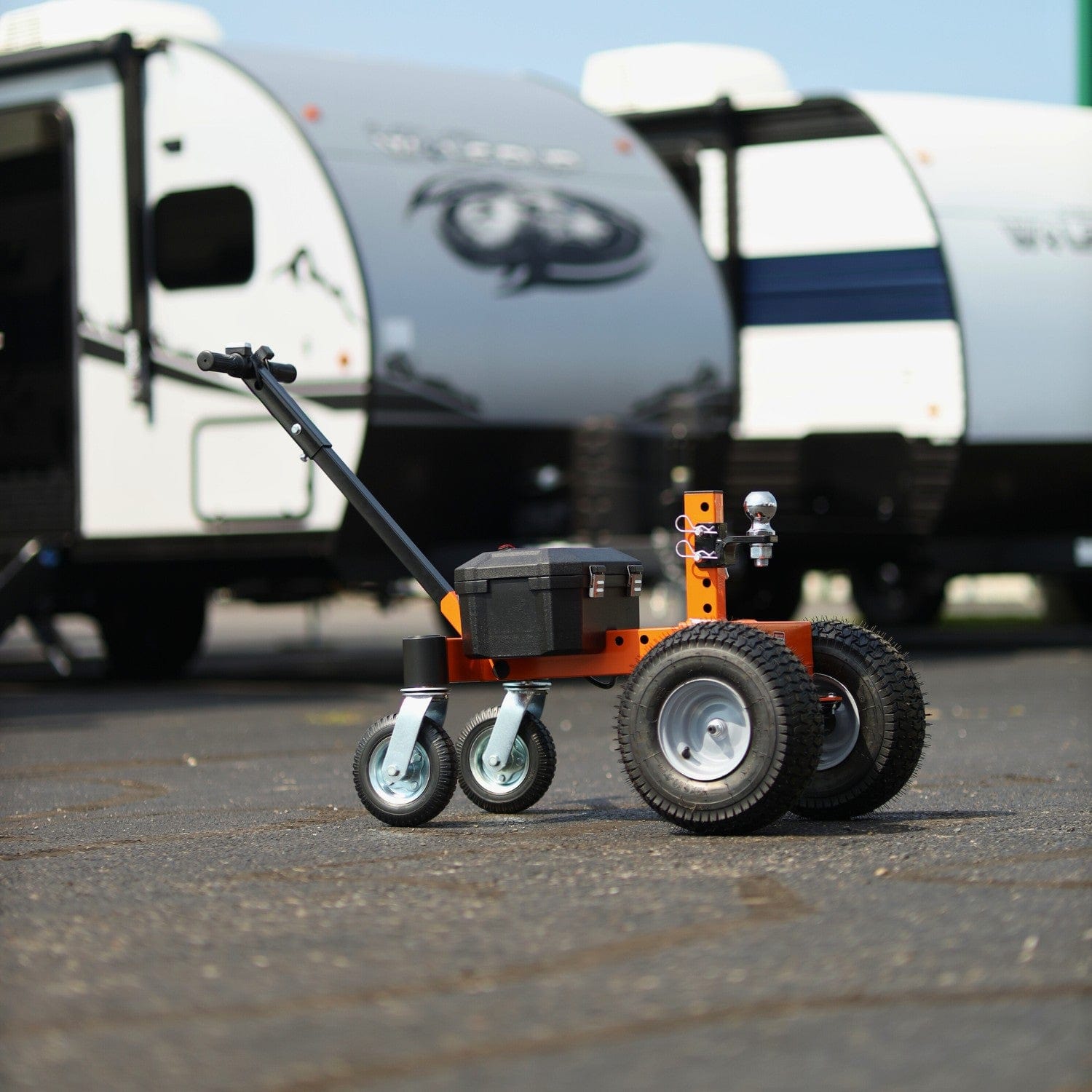 SuperHandy Electric Trailer Dolly - 24V 7Ah Battery, 3600lbs Towing Capacity