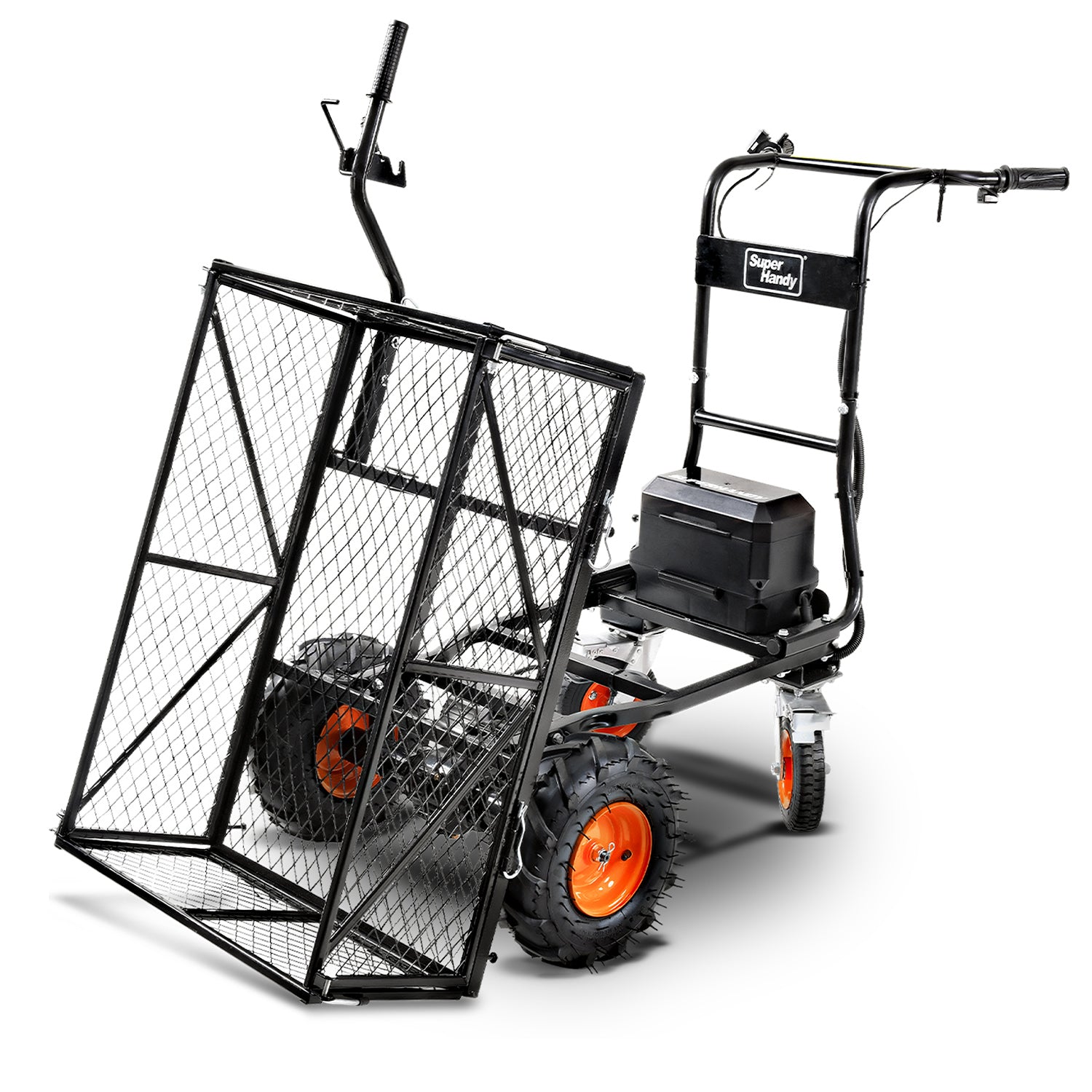 SuperHandy Electric Utility Wagon Pro - 48V 2Ah Battery, 660Lb Max Weight