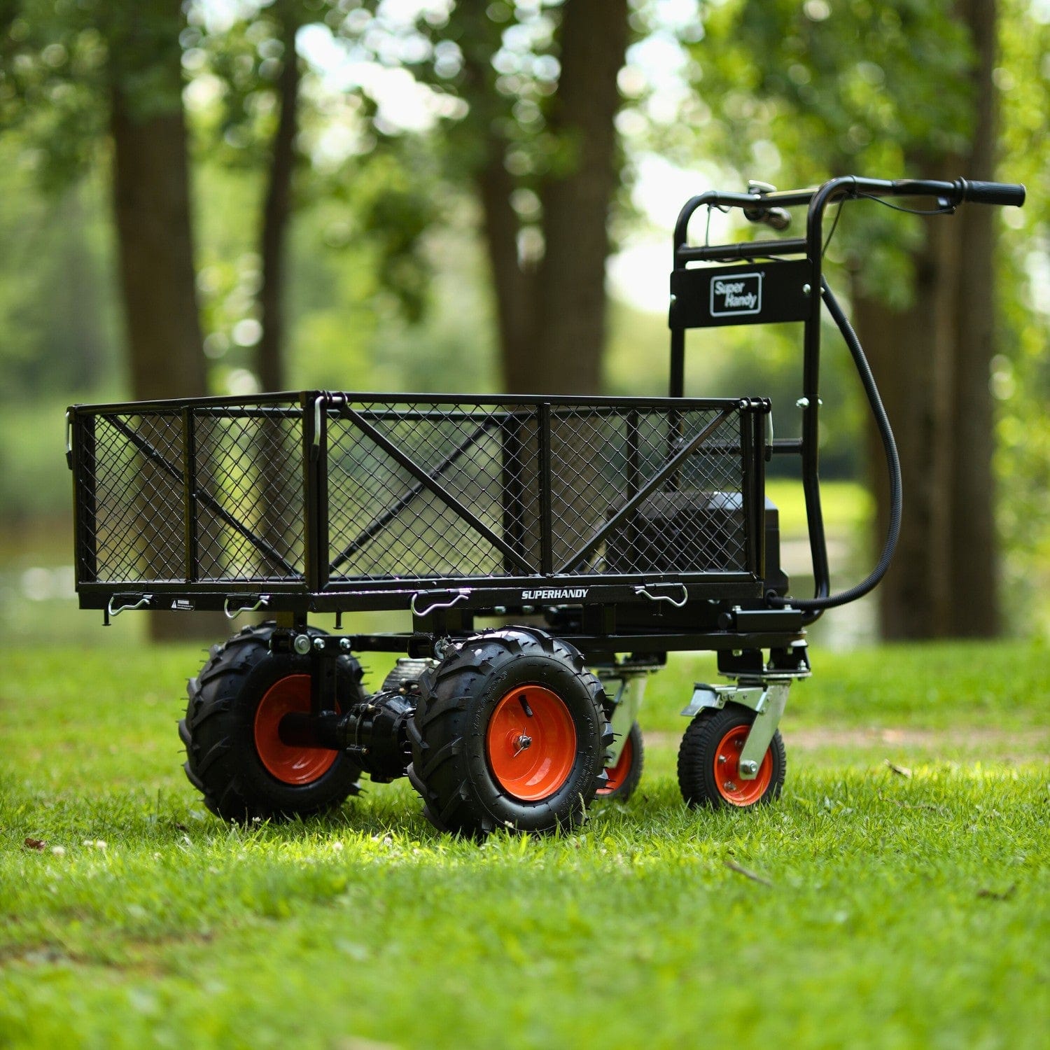 SuperHandy Electric Utility Wagon Pro - 48V 2Ah Battery, 660Lb Max Weight