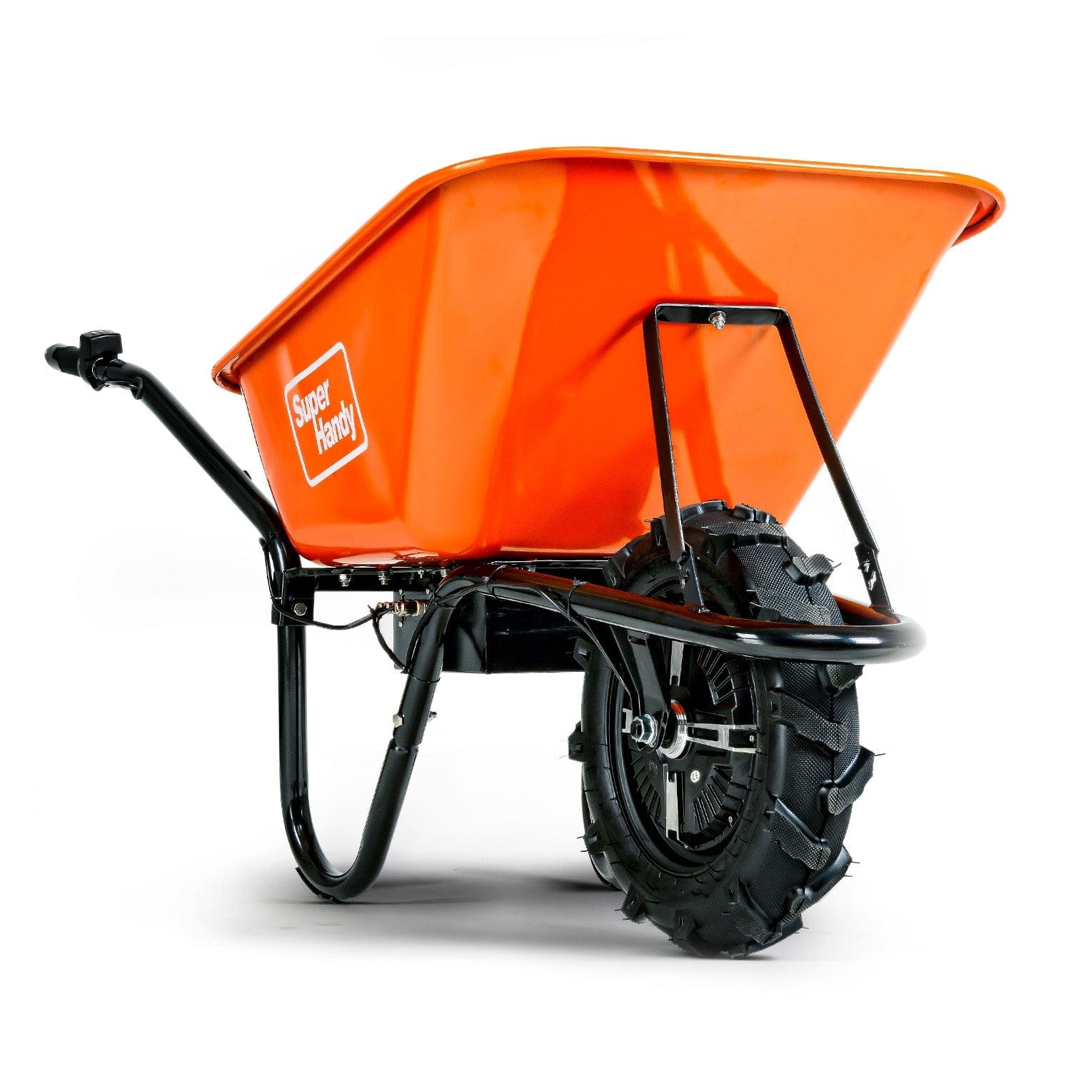 SuperHandy Electric Wheelbarrow - 24V 12Ah Battery, 330Lb Capacity