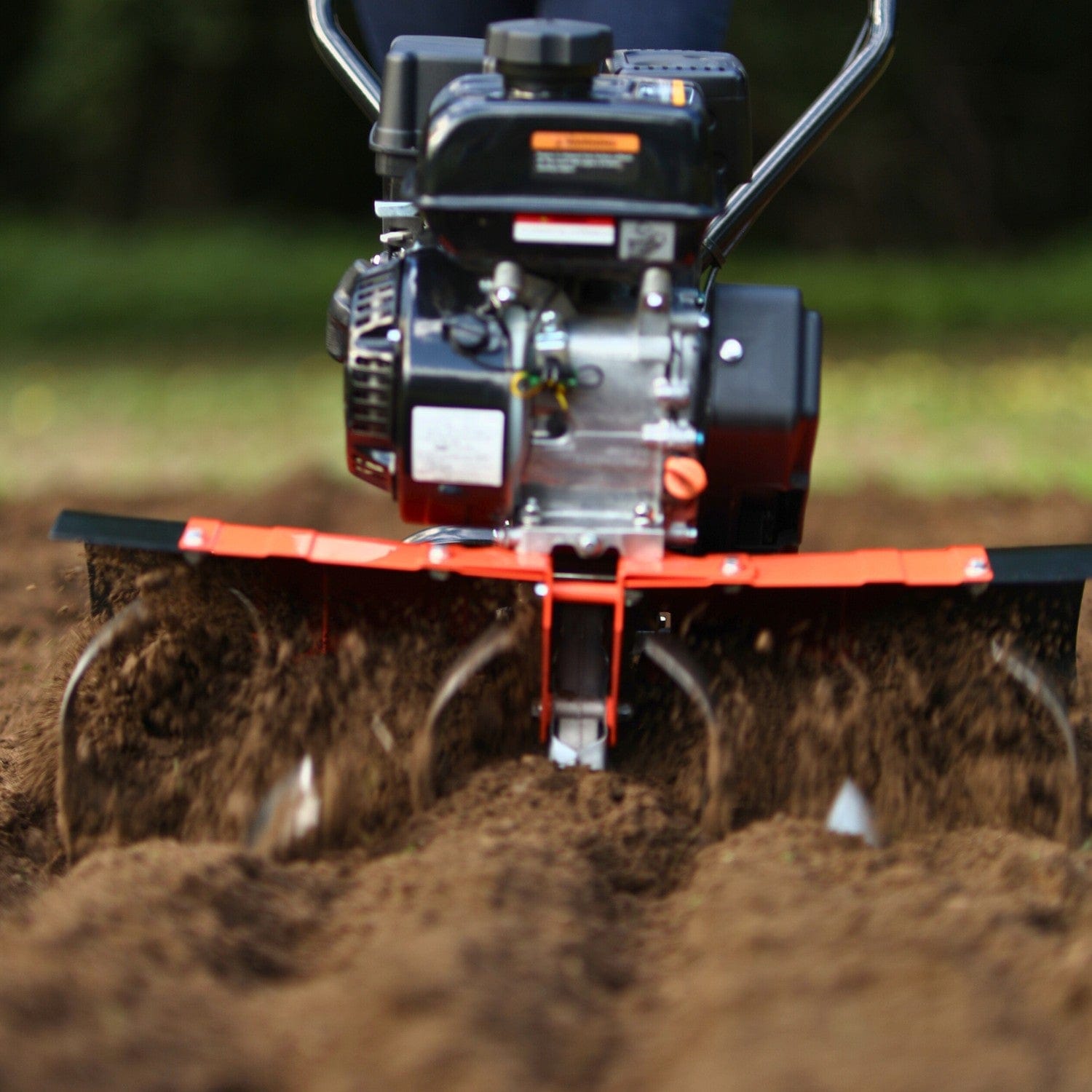 SuperHandy Gas Garden Tiller Pro - 7HP 209CC, 27" Tilling Width