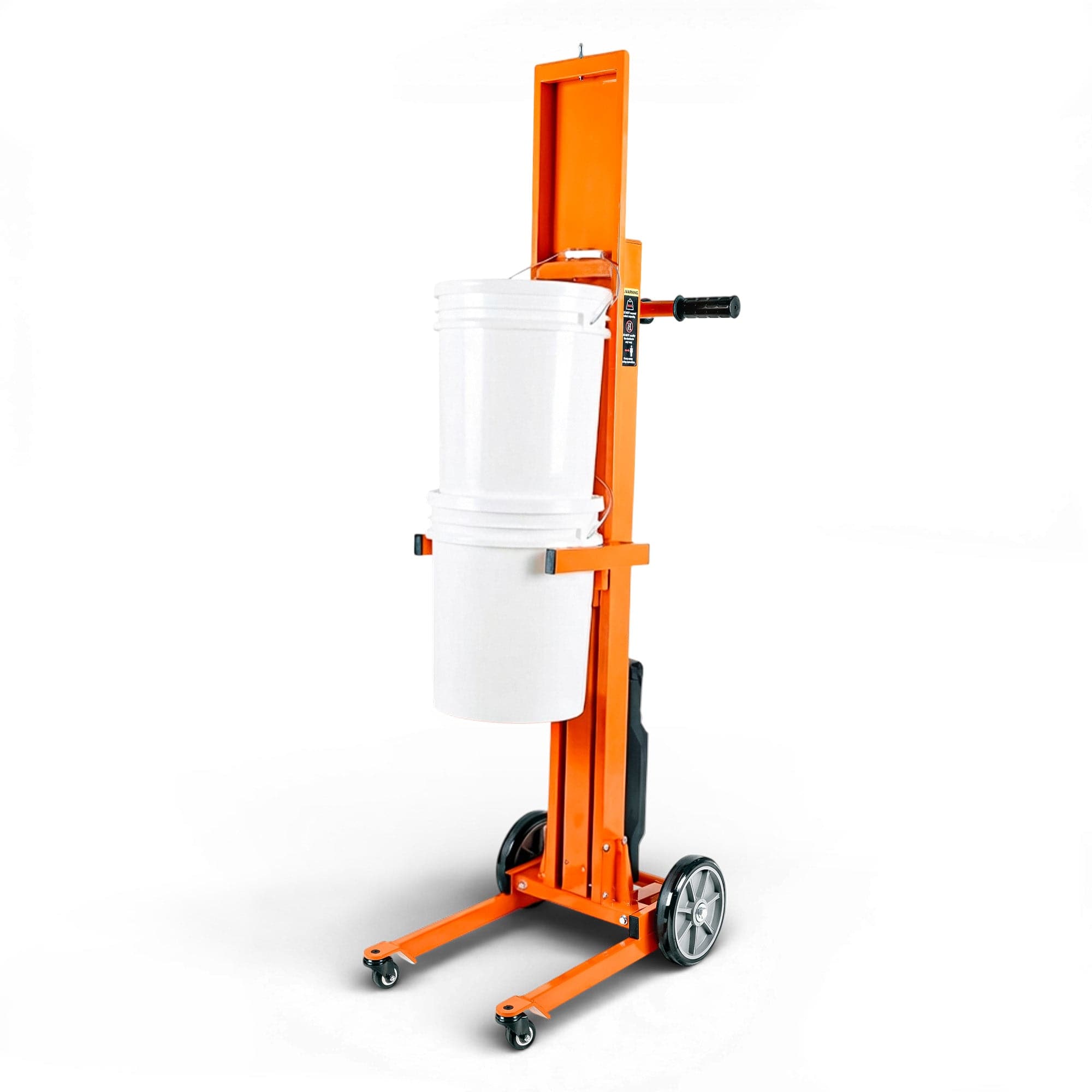 SuperHandy - Outdoor Tools & Mobility Electric Pail Lift Hand Truck, for 5-Gallon Buckets, 48V 2Ah Battery Powered Lifter, for Easy Loading