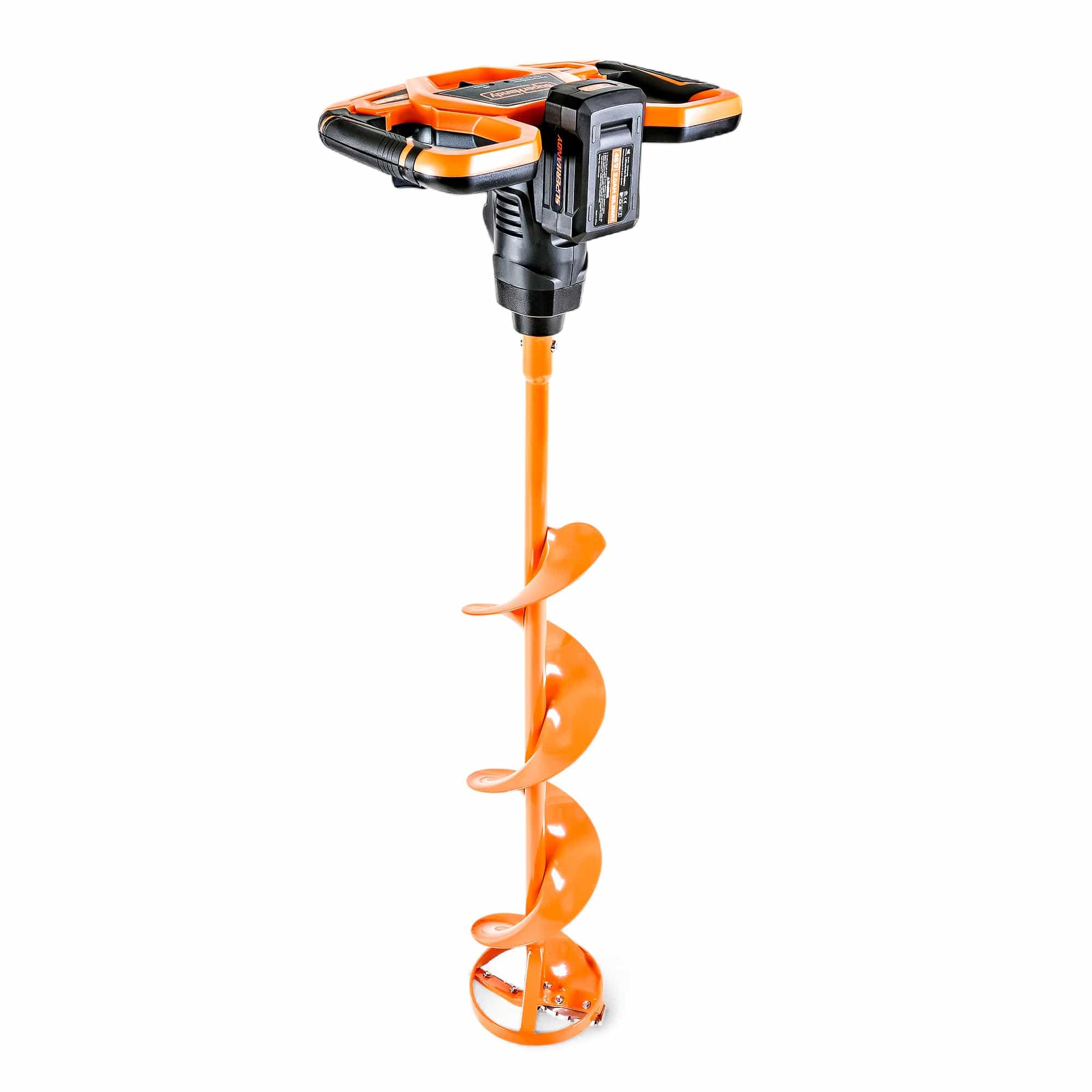 SuperHandy - Outdoor Tools & Mobility SuperHandy 48V Cordless Ice Auger with 8" Steel Bit,40" Ice Drilling Depth