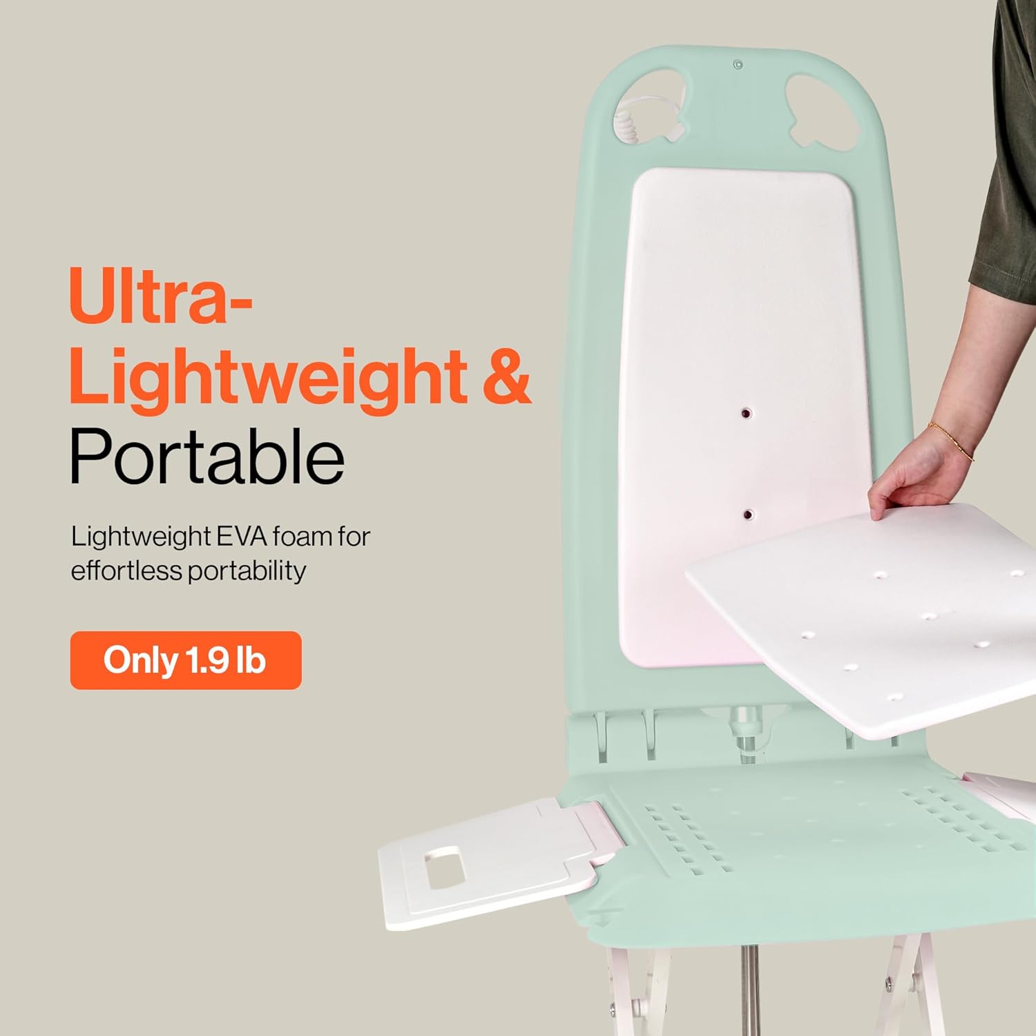 SuperHandy - Outdoor Tools & Mobility SuperHandy EVA Cushion Pad for Portable Floor & Bath Lift (Model GUT170 Compatible)