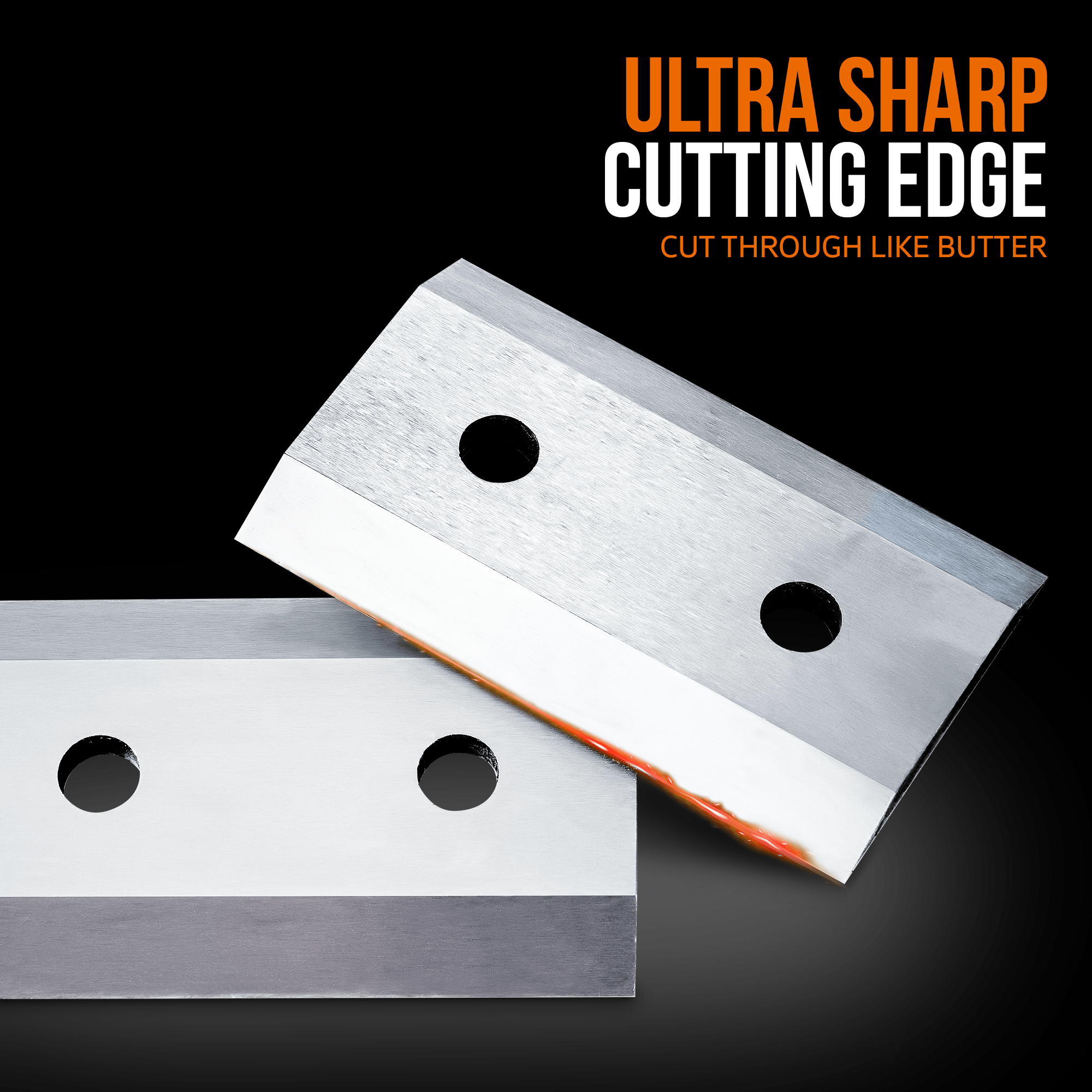 SuperHandy Replacement Wood Chipper Blades - For Wood Chipper Compact