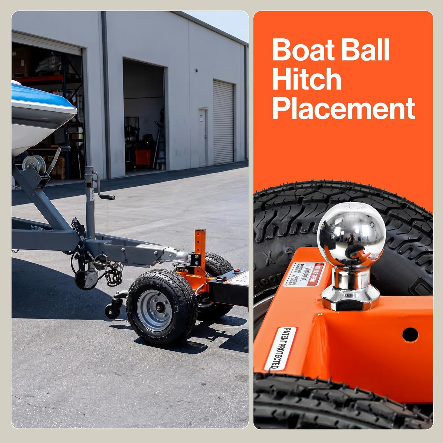 SuperHandy SuperHandy Electric Trailer Dolly - 24V 9Ah Battery, 5000 Lb Towing Capacity