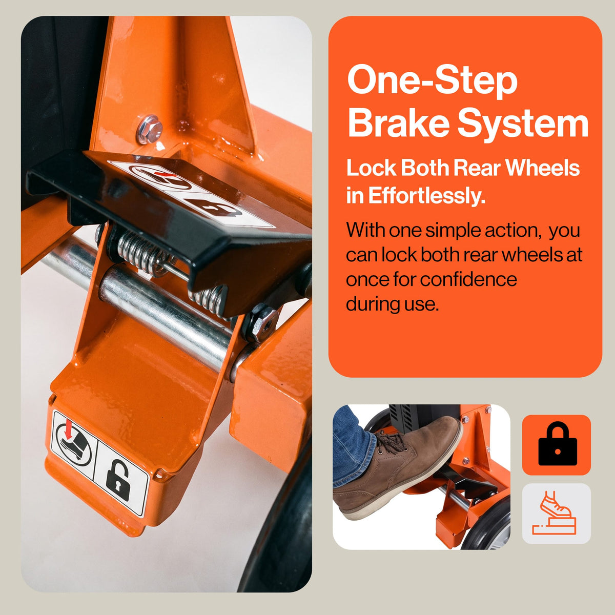 SuperHandy SuperHandy Powered Lift Hand Truck, Lift Stacker Load Positioner - 220lbs Capacity
