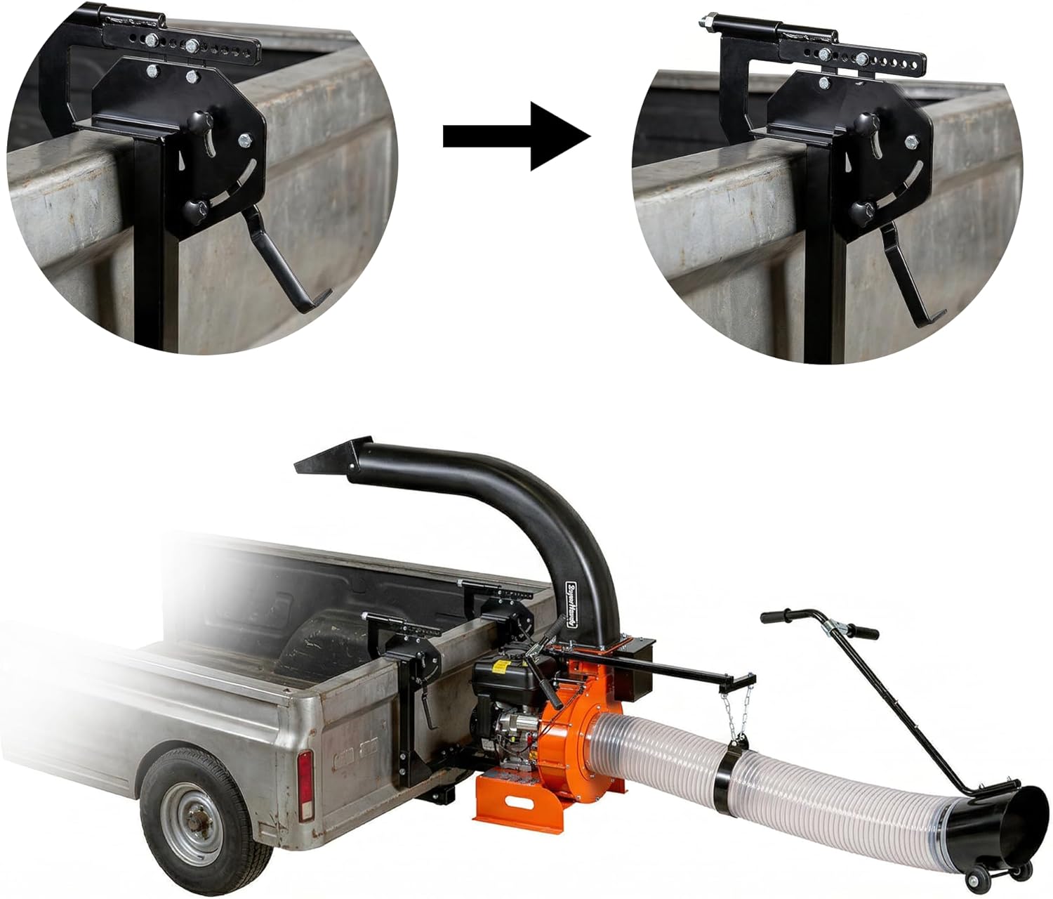 SuperHandy Superhandy Tailgate Hanger for Truck Loader Leaf Vacuum