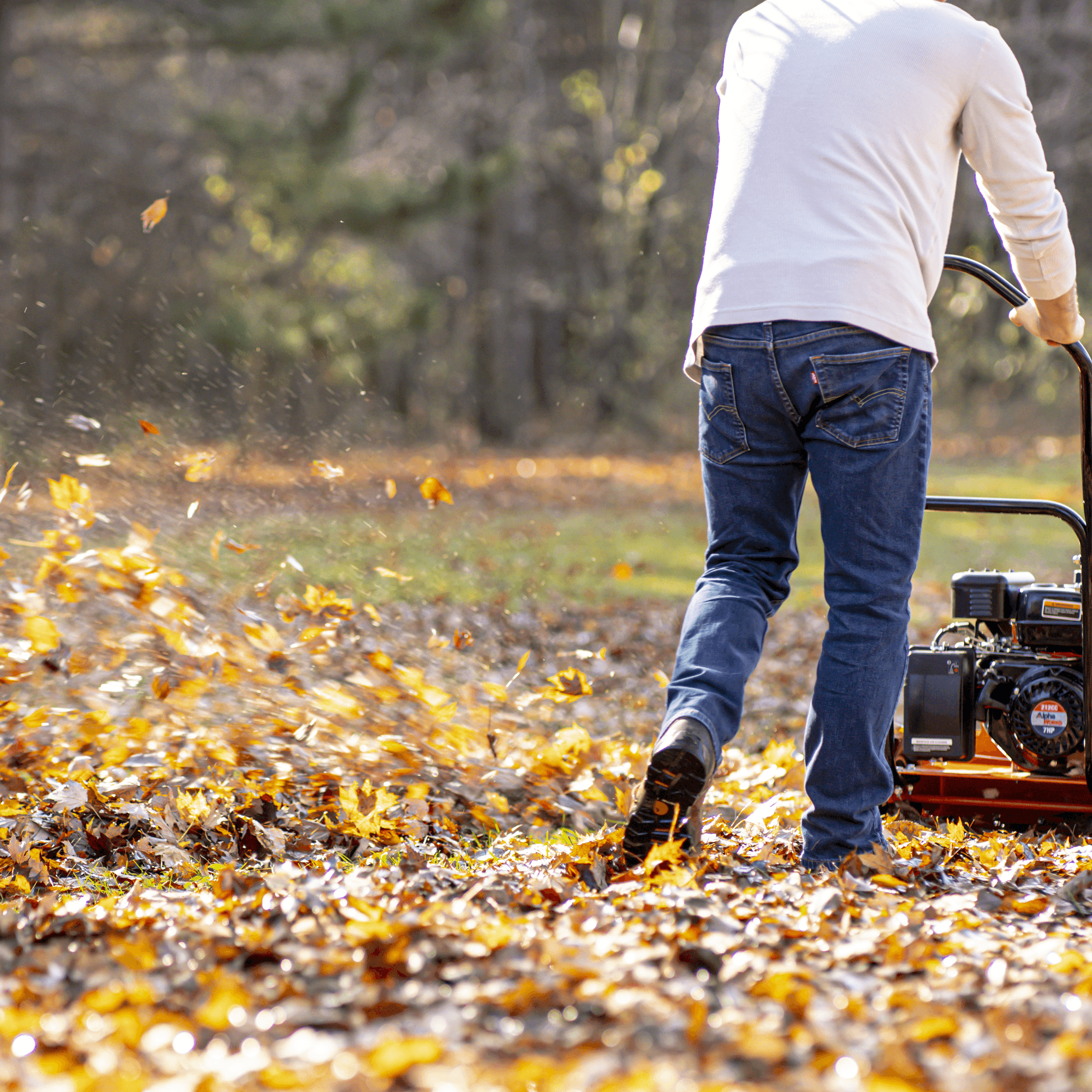 SuperHandy Walk-Behind Gas Leaf Blower - 7HP 212CC, 2000CFM