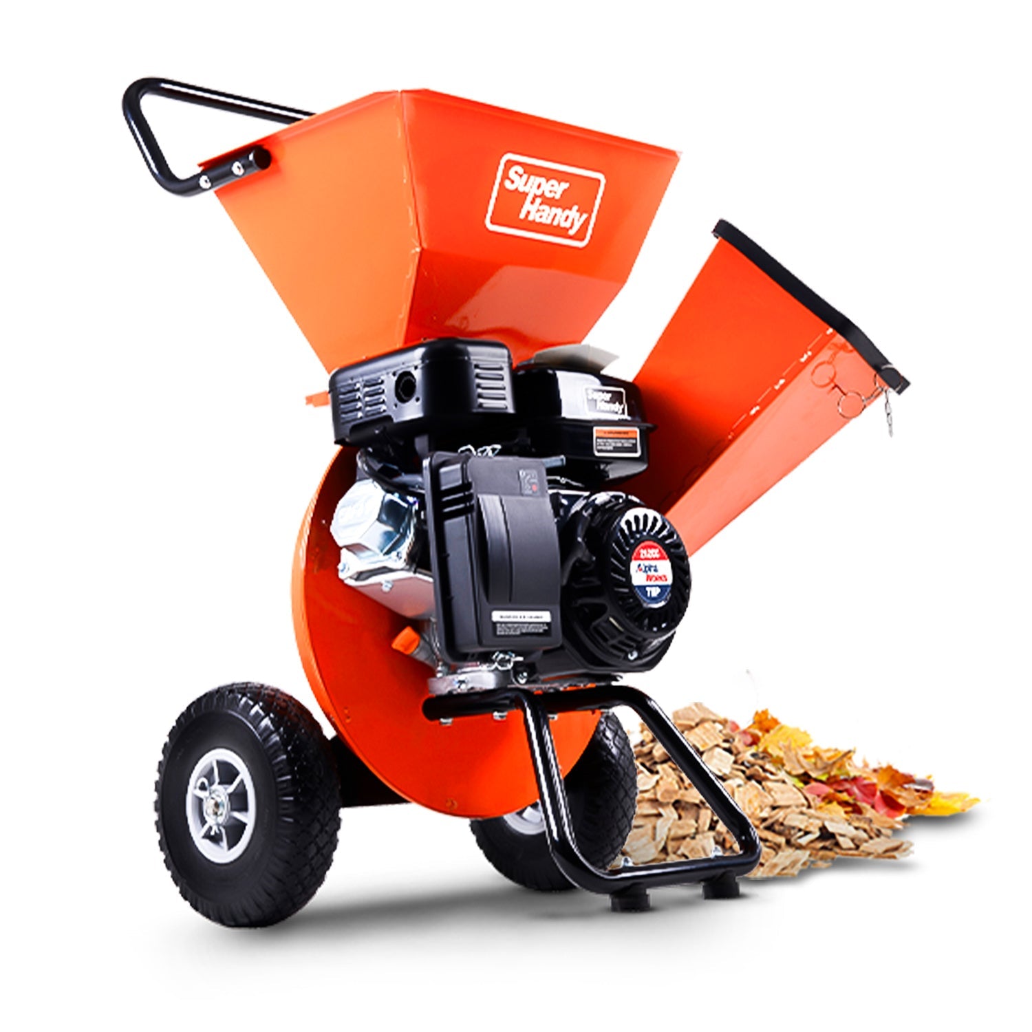 SuperHandy Wood Chipper Pro - 7HP 212CC, 3" Max Branch Capacity