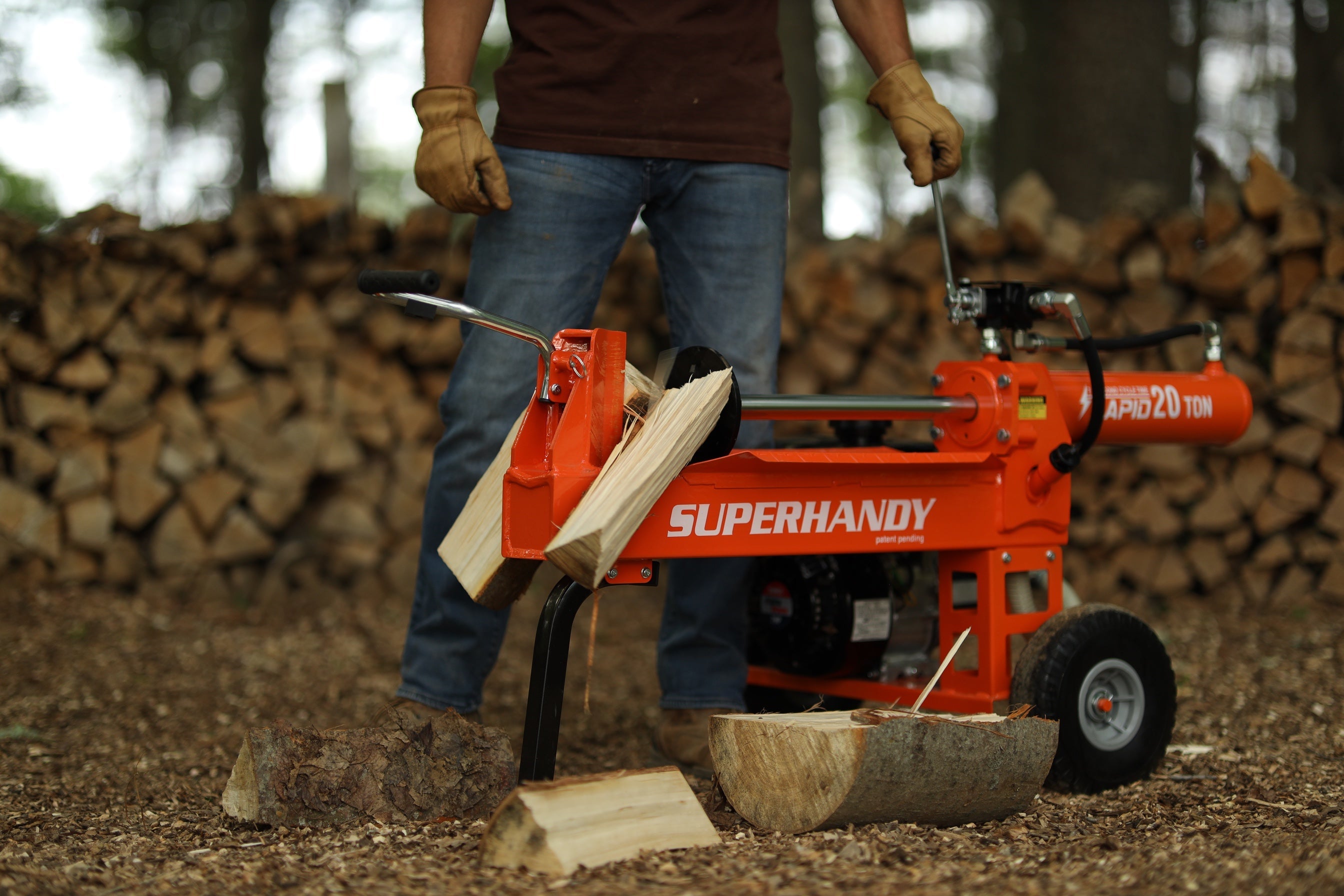Log splitter stories that make woodcutting easy