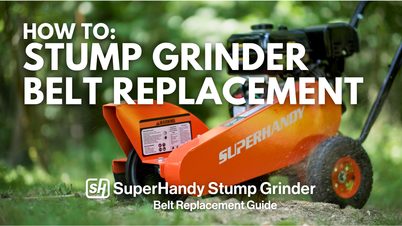 How to Replace the Belt on Your SuperHandy Stump Grinder: A Step-by-Step Guide