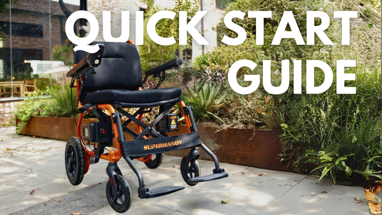 SuperHandy Electric Wheelchair Plus: Quick Start Video Guide