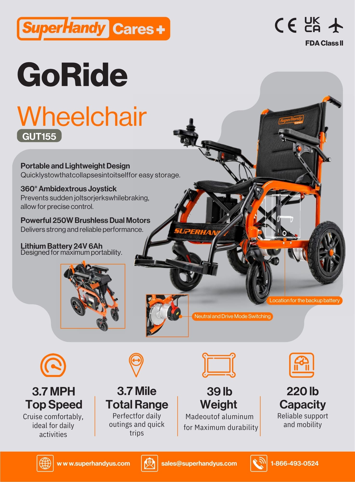 SuperHandy Electric Wheelchairs Catalog