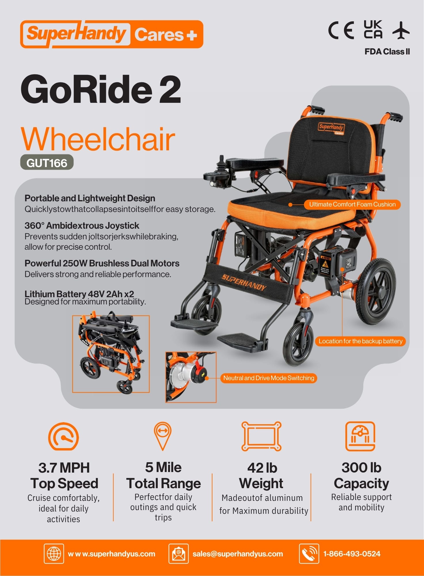 SuperHandy Electric Wheelchairs Catalog
