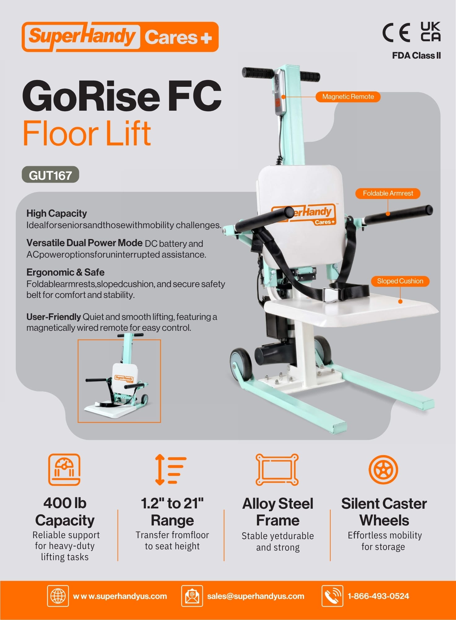 SuperHandy Electric Floor Lifts