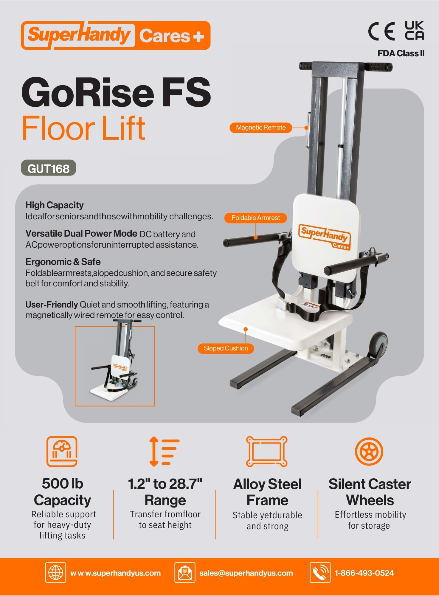 SuperHandy Electric Floor Lifts