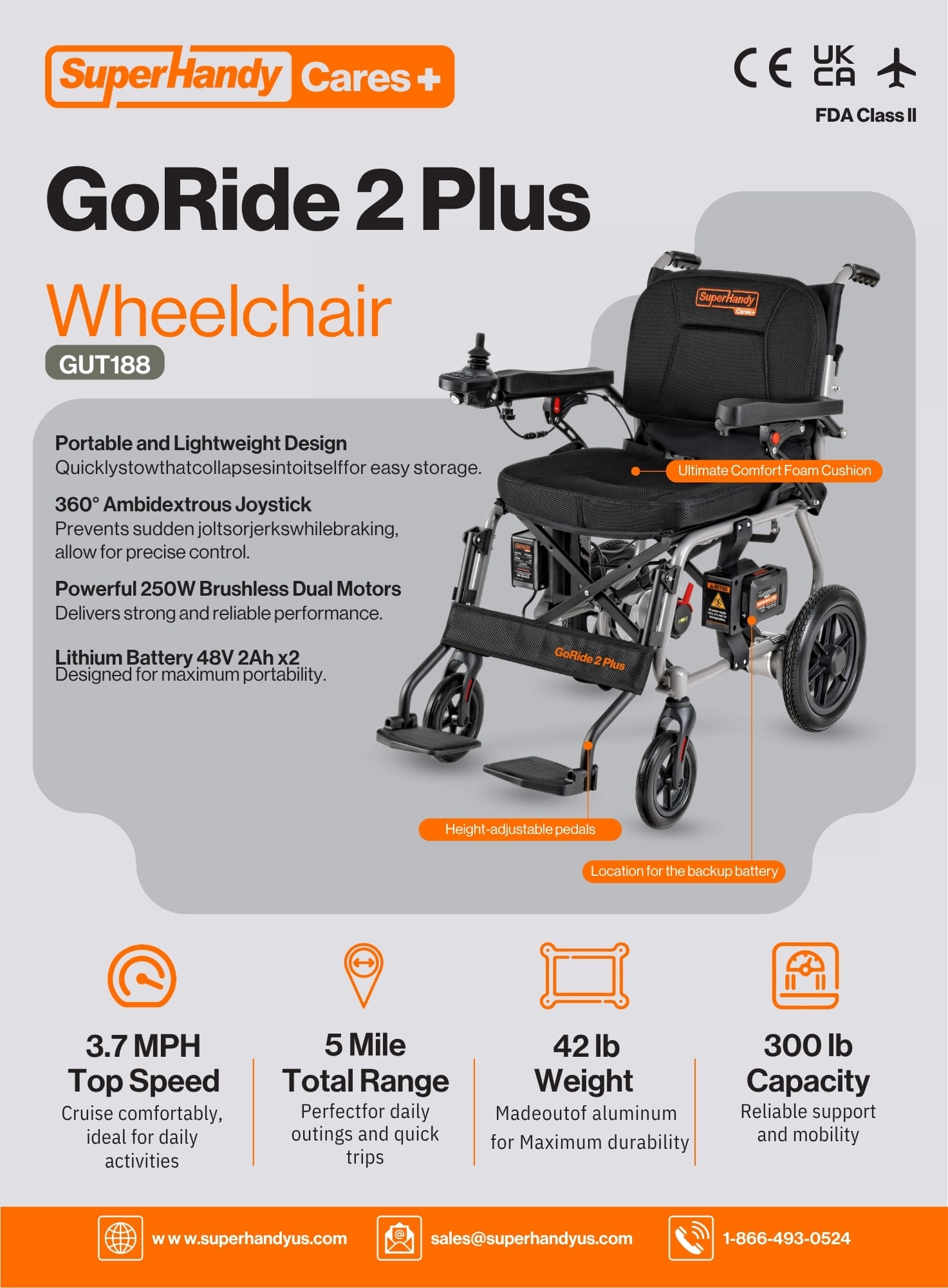 SuperHandy Electric Wheelchairs Catalog