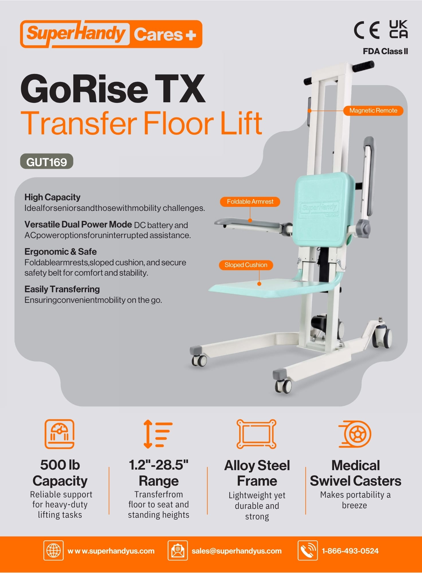 SuperHandy Electric Floor Lifts