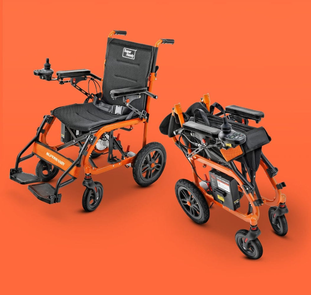 SuperHandy Folding Electric Wheelchair - Lift Chairs | Mobility ...