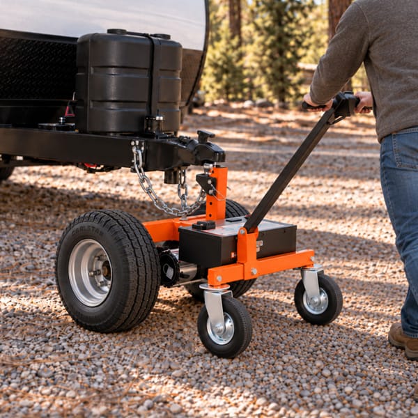 SuperHandy Electric Trailer Dolly - 24V 9Ah Battery, 5000 Lb Towing Capacity