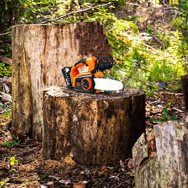 Electric Mini Chainsaw - 20V 2Ah Battery, 8