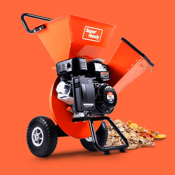 SuperHandy Wood Chipper Shredder Mulcher 196cc Motor Engine Heavy