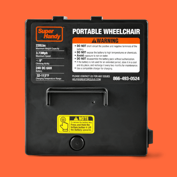 Electric Wheelchair Battery | SuperHandy - SuperHandy Electric Wheelchair Battery | SuperHandy - SuperHandy