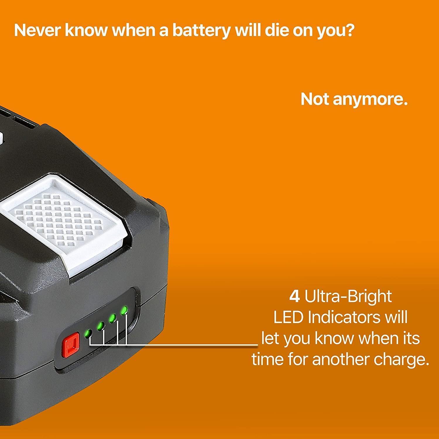 SuperHandy 48V 2Ah Lithium Ion Battery - For 48V Battery Systems