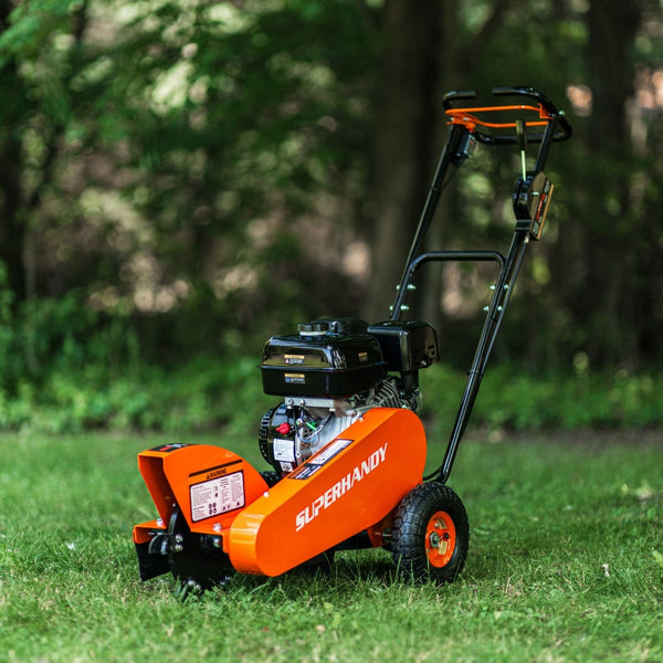 Efficient Stump Grinder 9HP Engine, 12" Blade - Clear Your Land with Ease