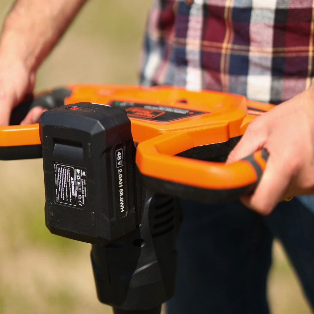 Electric Earth Auger - 48V 2Ah Battery, 6