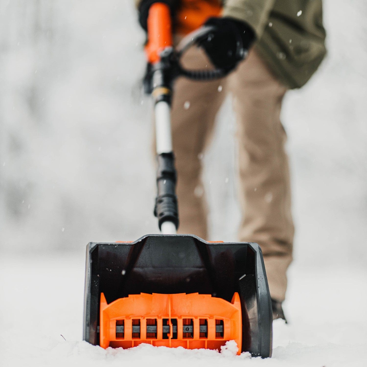 SuperHandy Electric Snow Thrower - 20V 2Ah Battery, 10" Clearing Width