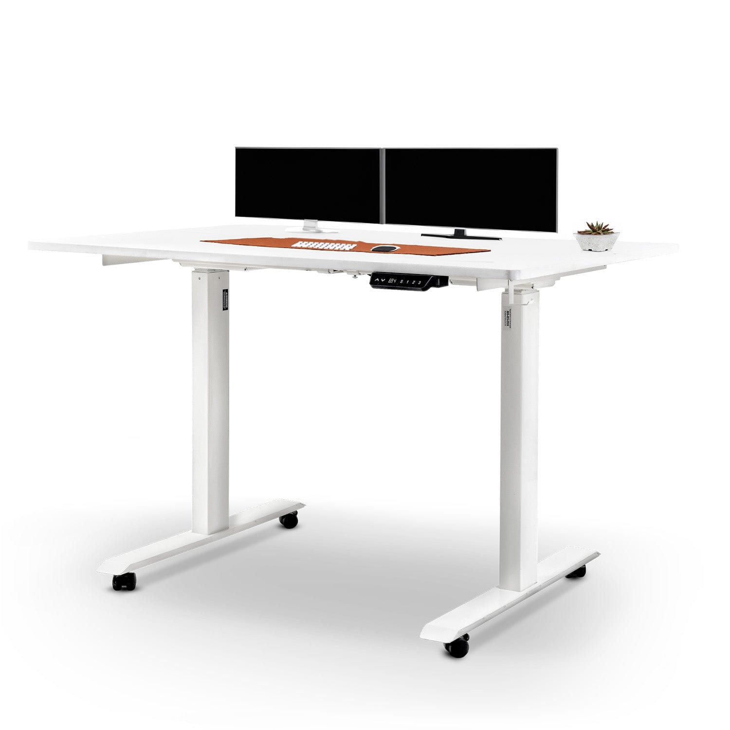 SuperHandy Electric Standing Desk - 48"x30" Pristine White
