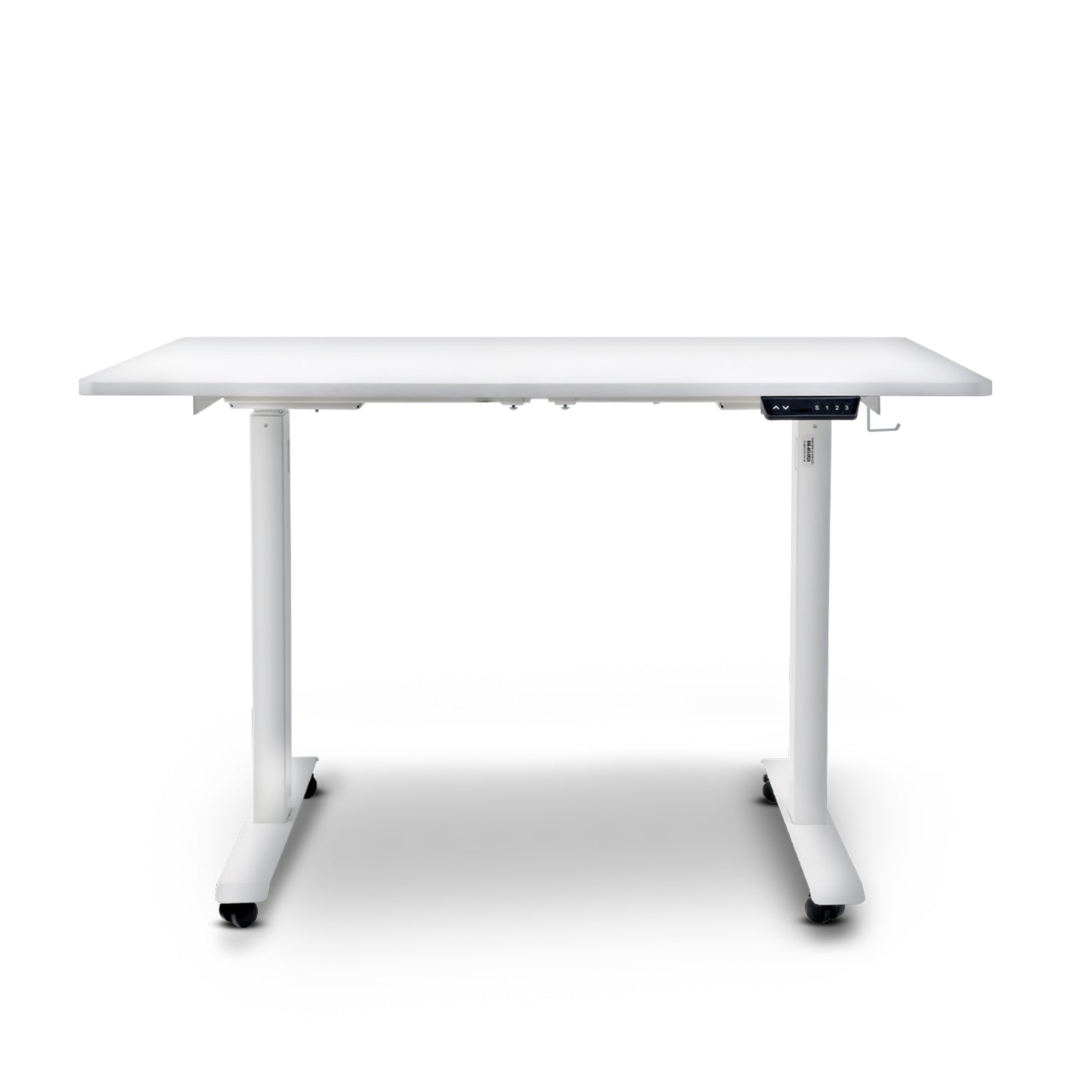 SuperHandy Electric Standing Desk - 48"x30" Pristine White