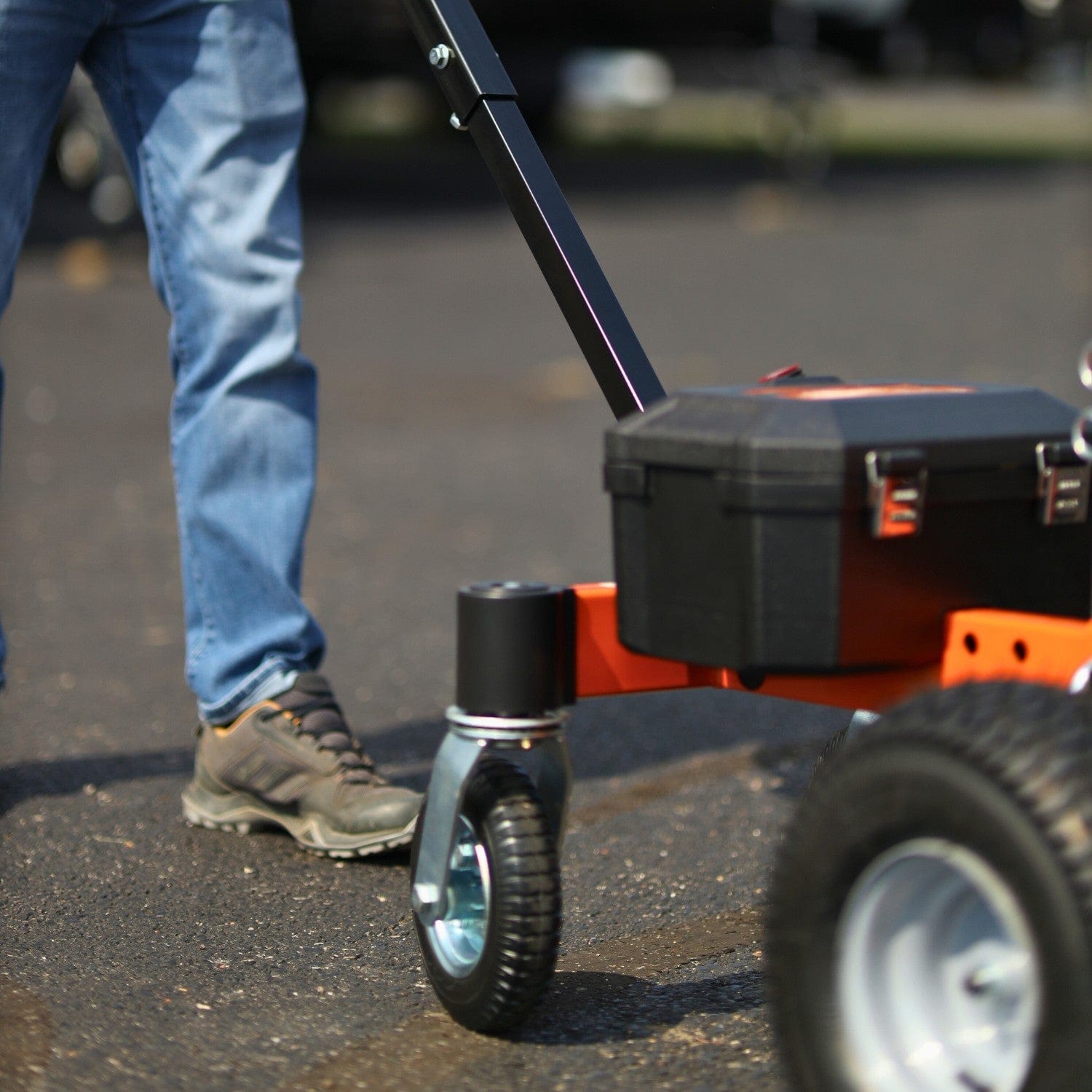 SuperHandy Electric Trailer Dolly - 24V 7Ah Battery, 3600lbs Towing Capacity