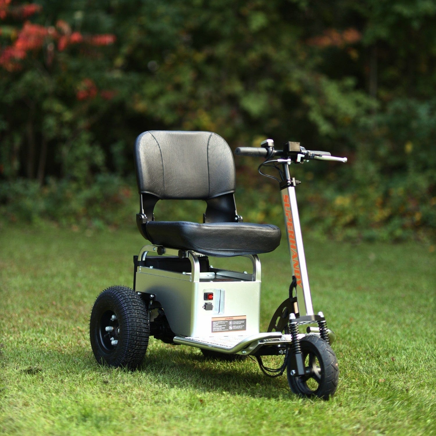 SuperHandy Electric Utility Tugger Ride-On Cart - 24V 9Ah Battery, 2600lbs Towing Capacity