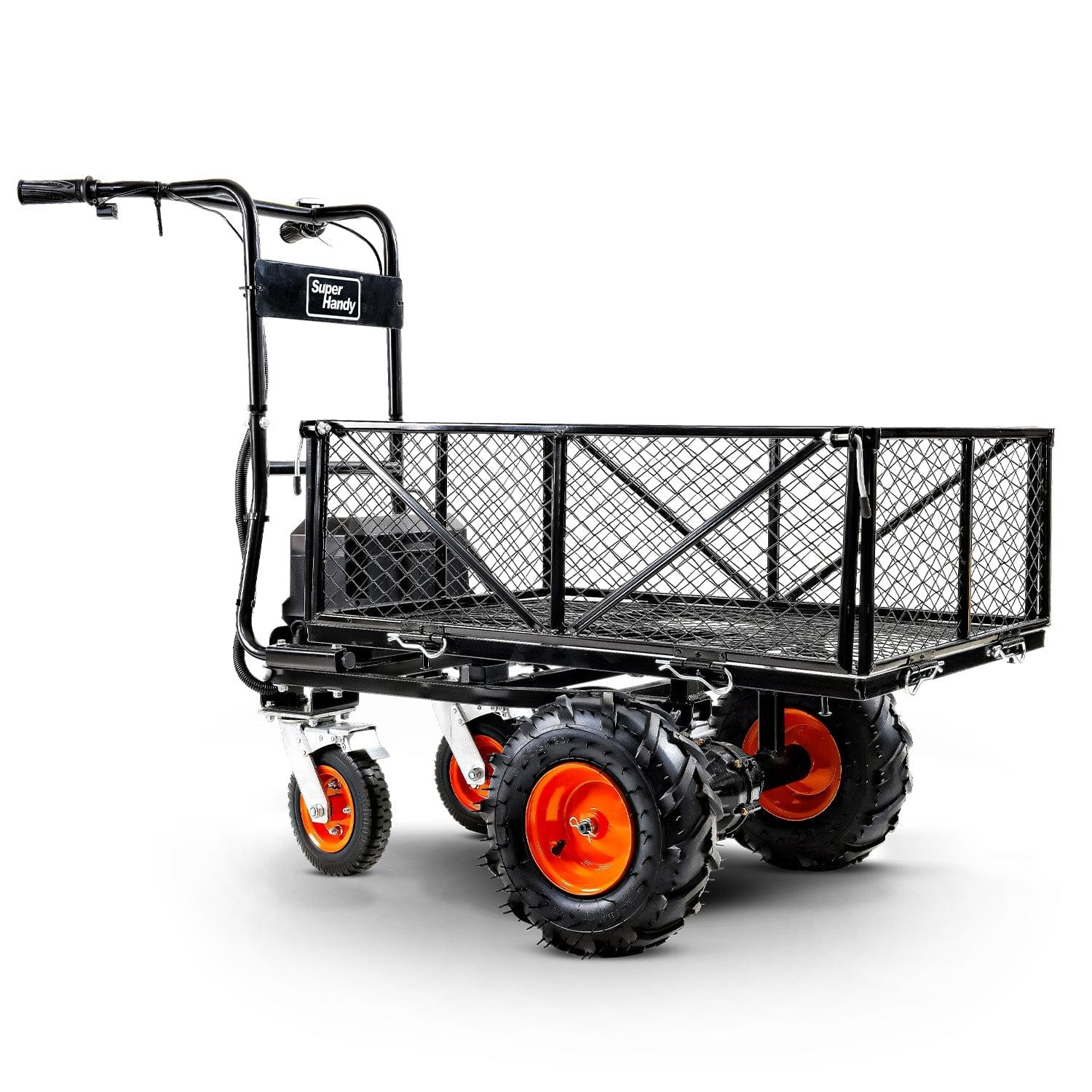 SuperHandy Electric Utility Wagon Pro - 48V 2Ah Battery, 660Lb Max Weight